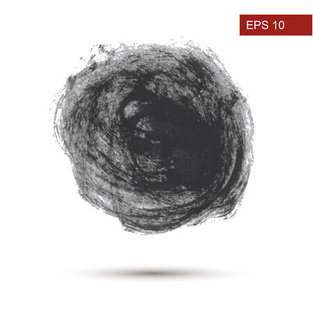 Hand Drawn brush Grunge background. Vector Illustrationのイラスト素材