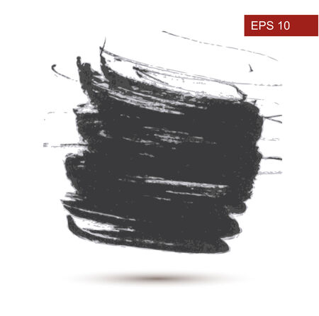 Hand Drawn brush Grunge background. Vector Illustrationのイラスト素材