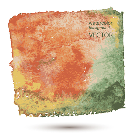 Abstract vector watercolor textured hand painted backgroundのイラスト素材