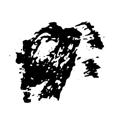 Grunge Brush Stroke .のイラスト素材
