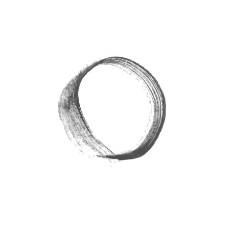 Grunge Vector Distressed Modern Textured Brush Stroke Dryのイラスト素材