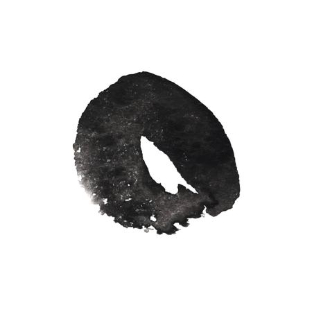 Grunge vector of distressed modern textured brush, stroke dry illustration.のイラスト素材