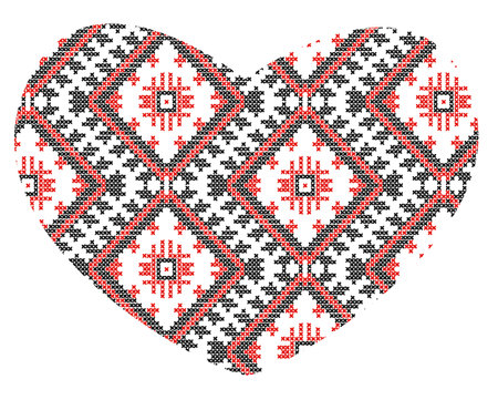 vector Ukrainian national ornaments