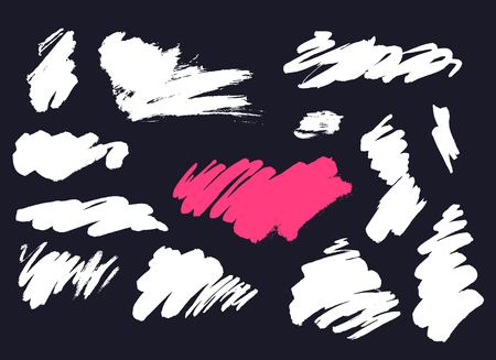 Grunge Brush Stroke setのイラスト素材
