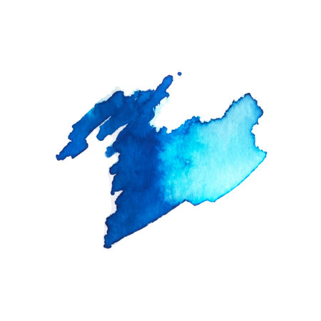 Vector Brush Stroke. Grunge Ink pen. Distressed quill. Black Modern Textured pen Stroke. Curls of a spiral drawn with ink by a sharp featherのイラスト素材