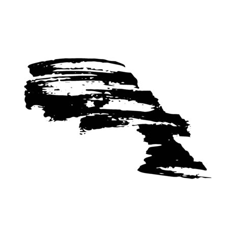 Grunge spiral, circle drawn with ink pen Strokeのイラスト素材