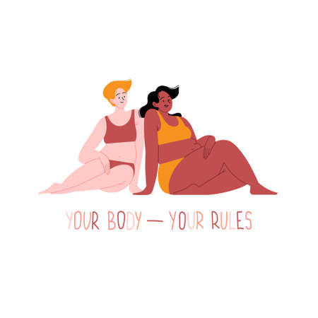 Your body - your rulesのイラスト素材