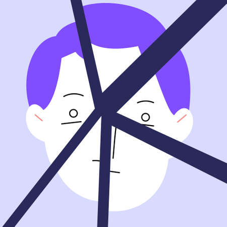 Trauma and ptsd conceptのイラスト素材