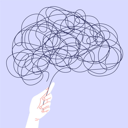 Mental health self helpのイラスト素材