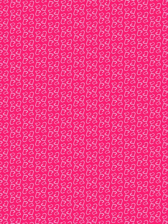 Abstract pink background with decorative light heartsのイラスト素材