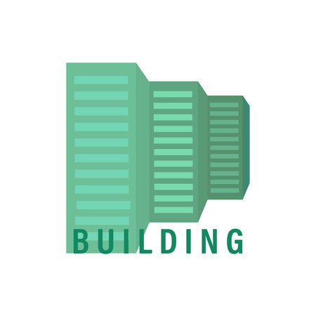 Logo, sign, building construction brand, text. Creative modern construction real estate logo design with business card vector template. Architecture and business companies. Buying and selling a house. Vector illustration.のイラスト素材
