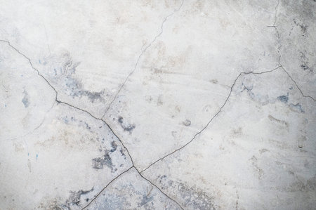 gray beton old background loft design, empty pure wallpaper. Copy space and top view image.の写真素材