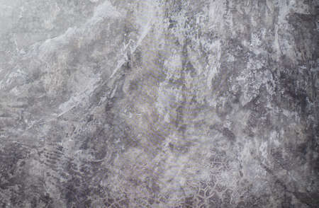 gray marble  background loft design, empty pure wallpaper. Copy space and top view image.の写真素材
