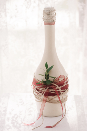 Wedding champagne decorationsの写真素材