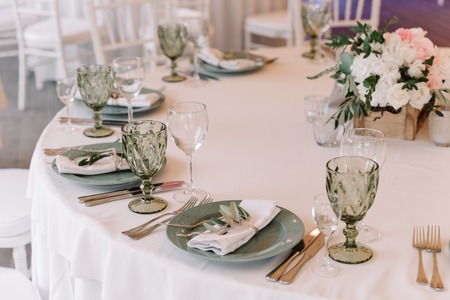 Beautiful, gentle composition from fresh flowers. Wedding flowerの写真素材