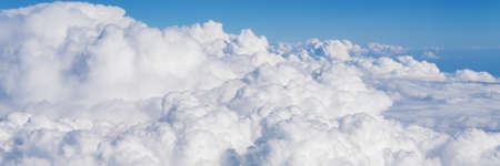 Sunny sky abstract background beautiful cloudscapeの写真素材