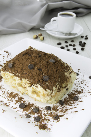 Delicious tiramisu dessertの写真素材