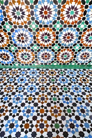 Beautiful colored tilesの写真素材