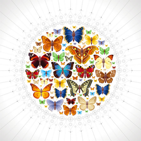 Abstract modern concept with mandala ornamentのイラスト素材