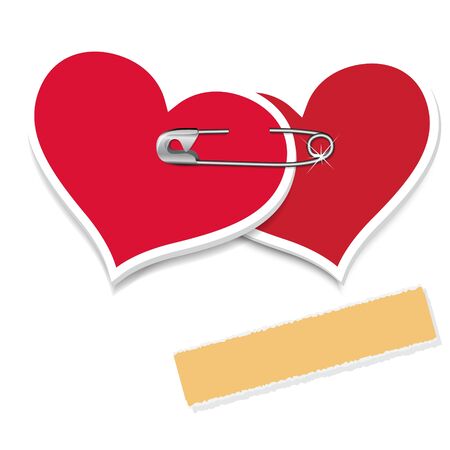 Two heartsのイラスト素材