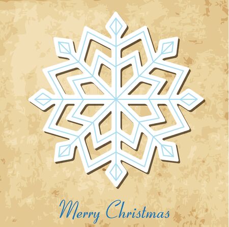 Vintage snowflake のイラスト素材