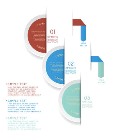 Vector set of stickers  Design template のイラスト素材