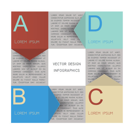 Template for brochureのイラスト素材