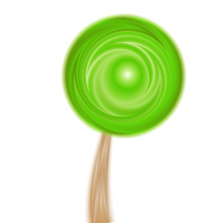 abstract green treeのイラスト素材