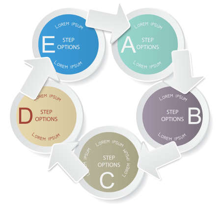 set of stickers  Design template のイラスト素材