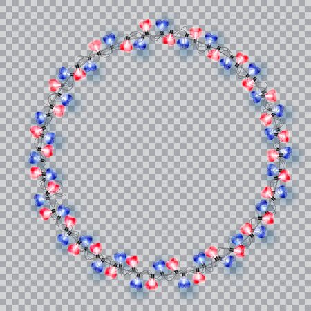 Lights realistic design elements.のイラスト素材