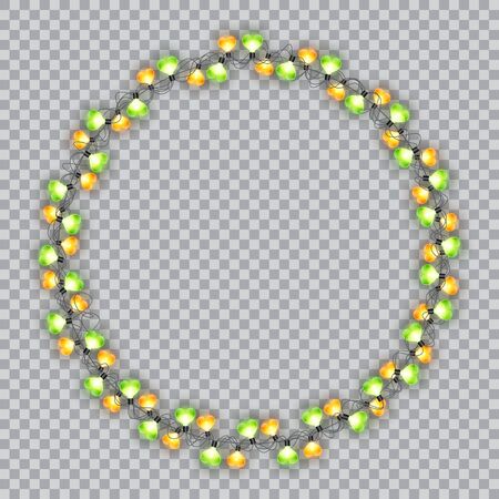 Lights realistic design elements.のイラスト素材