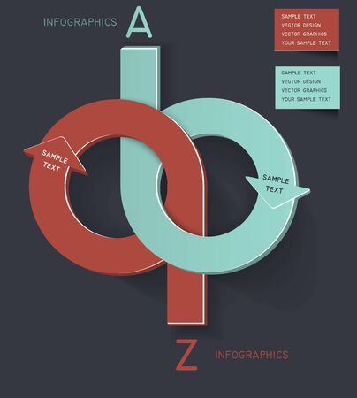 Template for brochure. Vector illustrationのイラスト素材