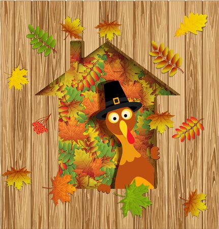 Happy Thanksgiving Turkeyのイラスト素材