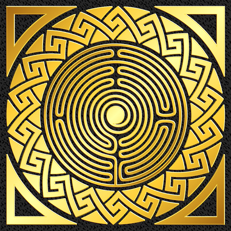 Greek ornament illustration.のイラスト素材