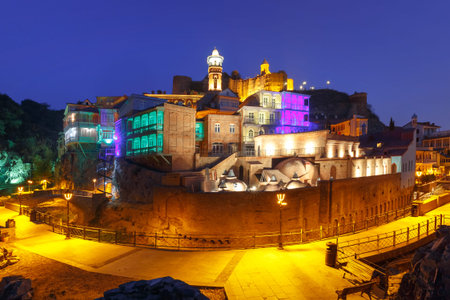 Narikala, Jumah Mosque, Sulphur Baths and famous colorful balconies in old historic district...