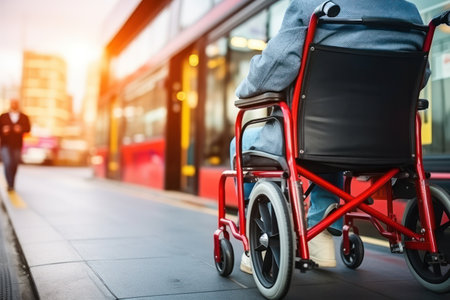 Inclusivity in the City: Wheelchair Accessible Public Transport Empowering Disabled Individualsの素材