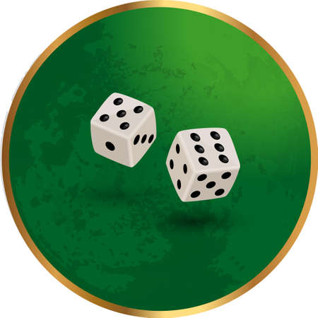 dice, gambling, casinoのイラスト素材