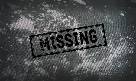 Vector background of a camouflage pattern. Stamp - missing