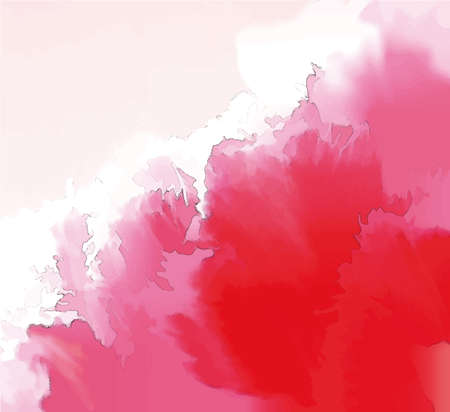 Red and pink streaks with blurred transitions, colorful abstract background. Vector illustrationのイラスト素材