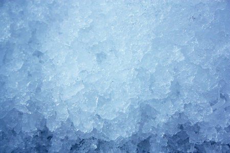 background texture of cold blue ice. High quality photo