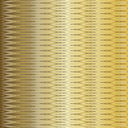 Gentle golden and silvery  zig-zag background. のイラスト素材