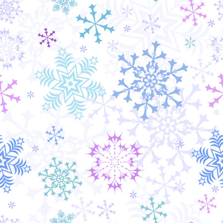 Abstract christmas pastel seamless patternのイラスト素材