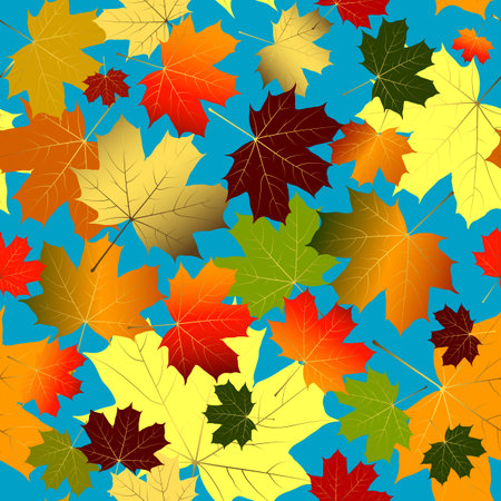 Autumn seamless pattern のイラスト素材