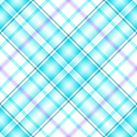 Seamless diagonal tartan blue pattern のイラスト素材
