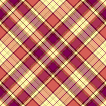 Seamless lilas-pink diagonal checkered pattern (vector EPS 10)
