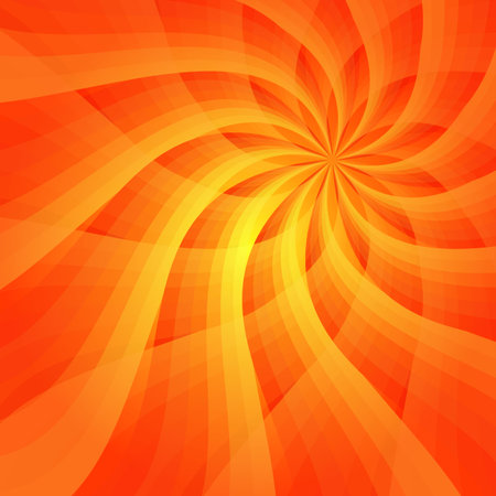 Abstract vivid orange background with sun-flowerのイラスト素材