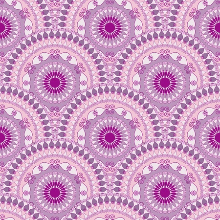 Pastel vintage pink and purple seamless patternのイラスト素材