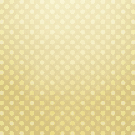 Old yellow spotted paper with translucent polka dots のイラスト素材