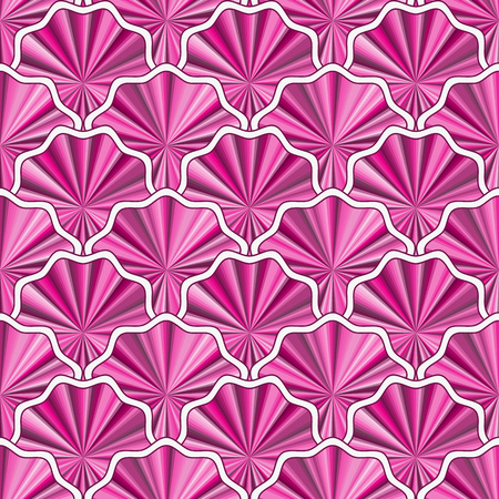Seamless pattern with vivid pink flowers. Vector image. Eps 10のイラスト素材