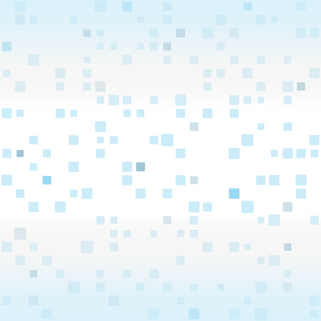 Gentle light seamless pattern with blue-gray squares and gradient stripes. Frame, template. Vector image. Eps 10のイラスト素材
